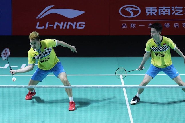Marcus Fernaldi Gideon dan Kevin Sanjaya Sukamuljo (c) PBSI