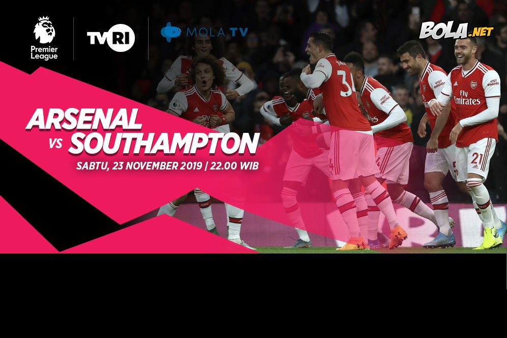 Live Streaming Arsenal vs Southampton di Mola TV