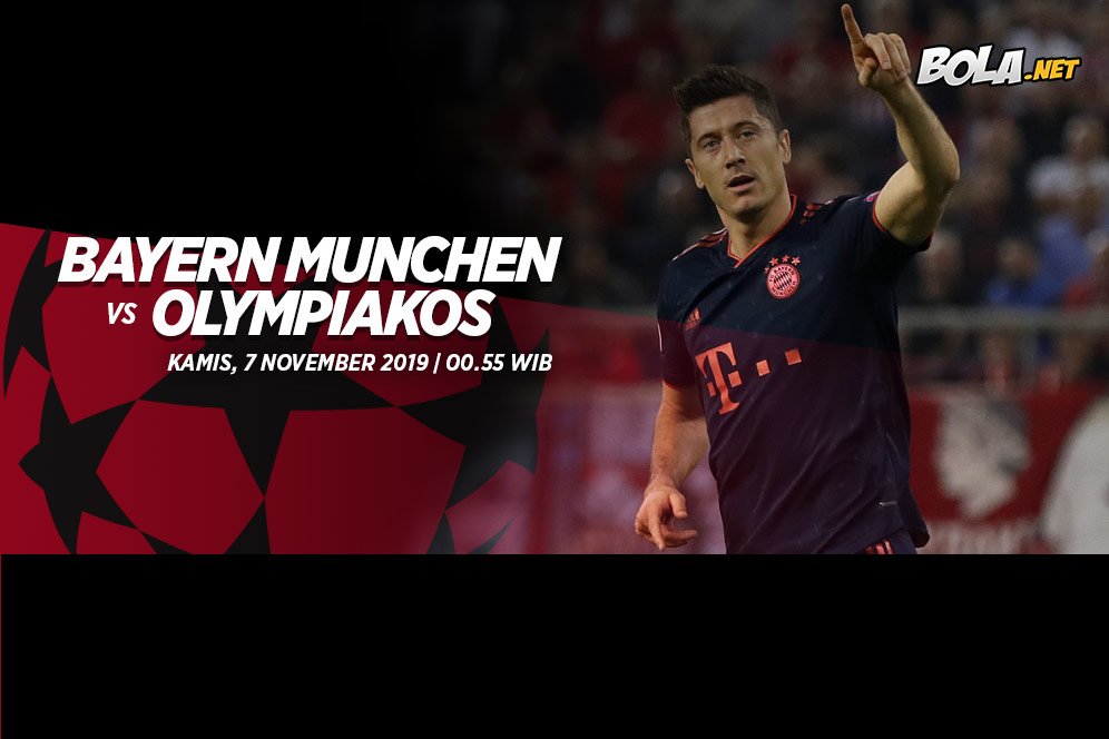 Prediksi Bayern Munchen vs Olympiakos 7 November 2019