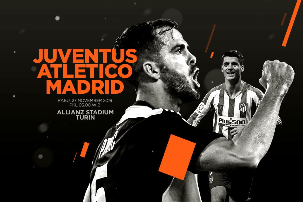 Data dan Fakta Liga Champions: Juventus vs Atletico Madrid