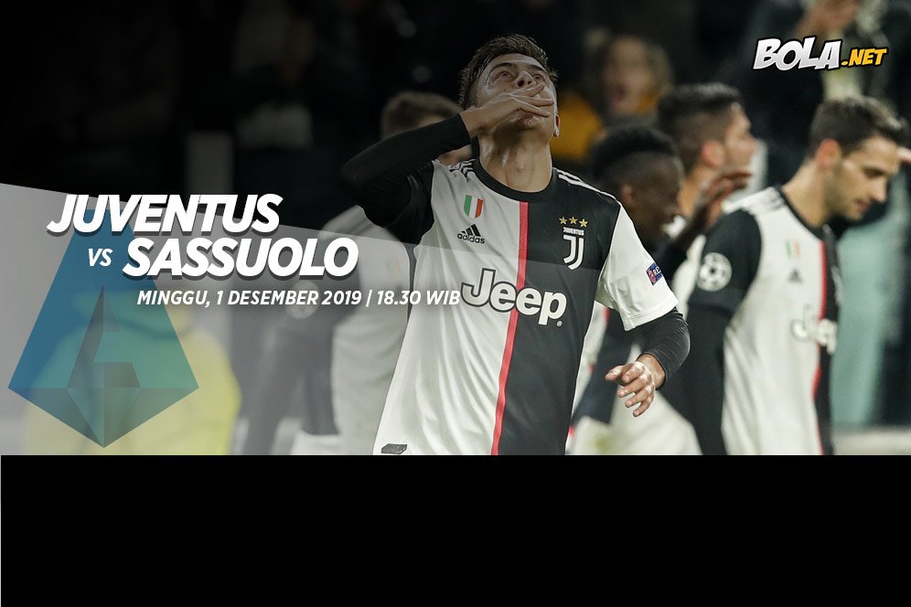 Prediksi Juventus vs Sassuolo 1 Desember 2019