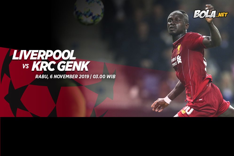 Prediksi Liverpool vs KRC Genk 6 November 2019