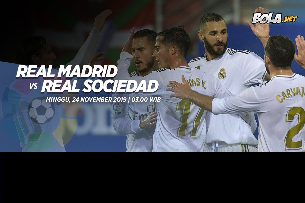 Prediksi Real Madrid vs Real Sociedad 24 November 2019