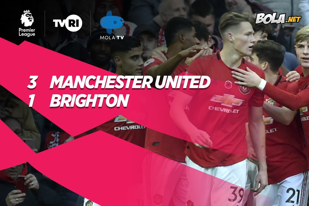 Statistik Laga Man United vs Brighton: Old Trafford yang Nyaman untuk the Red Devils