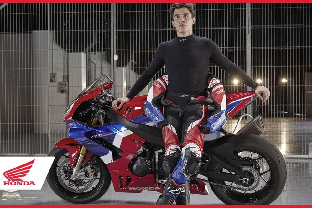 Marc Marquez Jajal Honda CBR1000RR-R untuk WorldSBK 2020