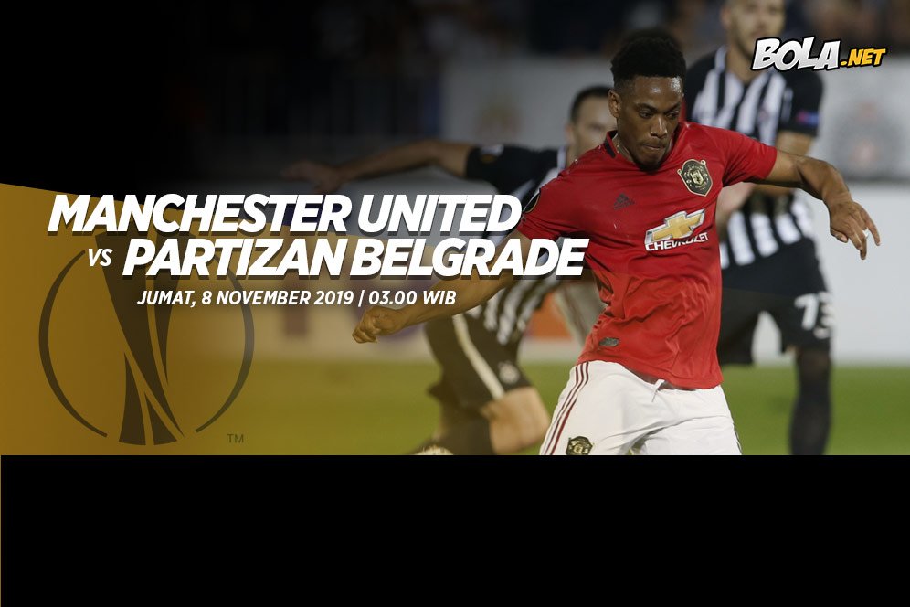 Jadwal Liga Europa di SCTV: Manchester United vs Partizan