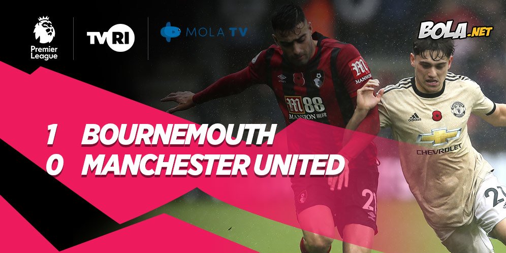 Hasil Pertandingan Bournemouth Vs Manchester United: Skor 1-0 - Bola.net