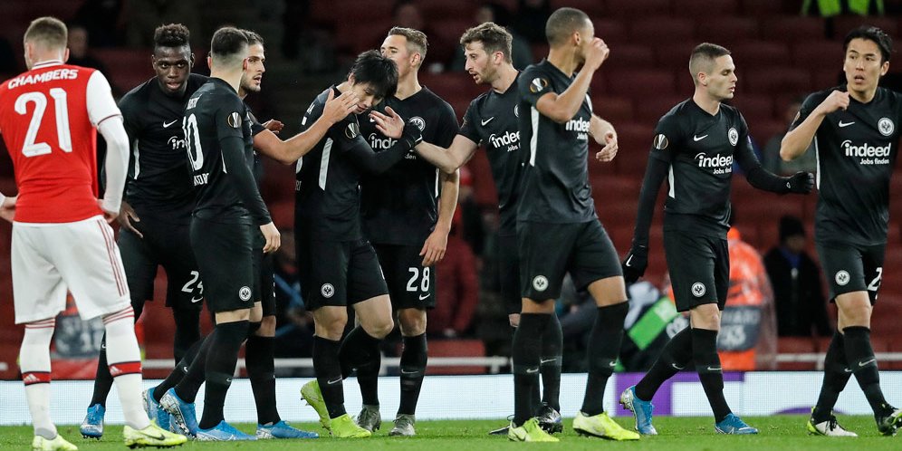 Hasil Pertandingan Arsenal vs Eintracht Frankfurt: Skor 1-2