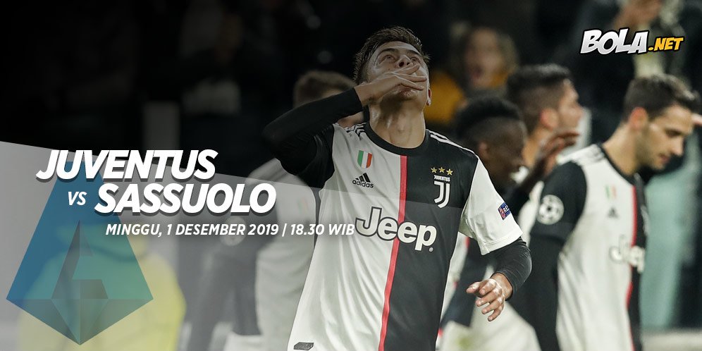 Data dan Fakta Serie A: Juventus vs Sassuolo