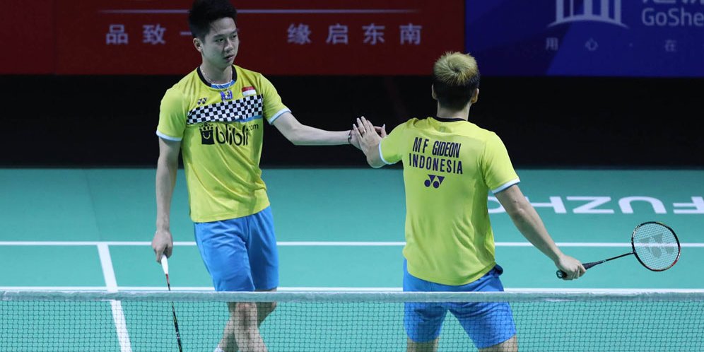 Kevin/Marcus Melaju ke Semifinal Fuzhou China Terbuka 2019