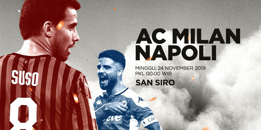 Prediksi AC Milan vs Napoli 24 November 2019