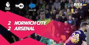 Hasil Pertandingan Norwich City vs Arsenal: Skor 2-2