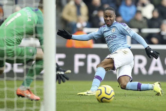 Pemain Manchester City, Raheem Sterling. (c) AP Photo