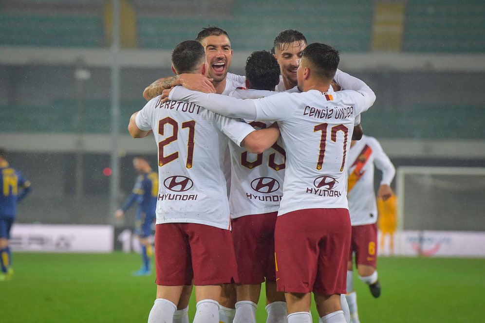 Hasil Pertandingan Hellas Verona vs AS Roma: Skor 1-3