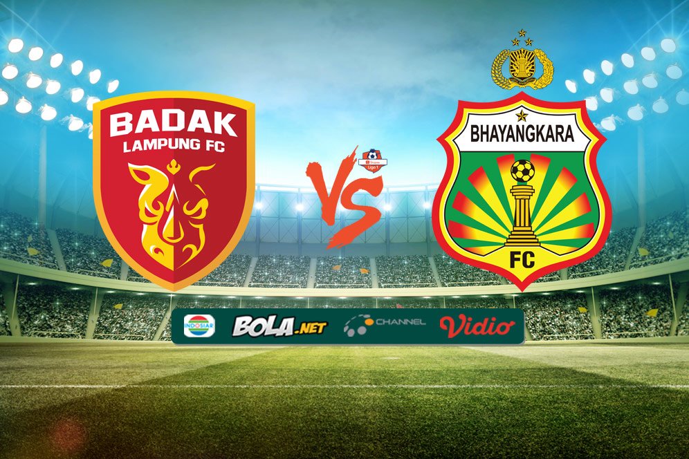 Live Streaming Shopee Liga 1 di Vidio: Perseru Badak Lampung vs Bhayangkara FC