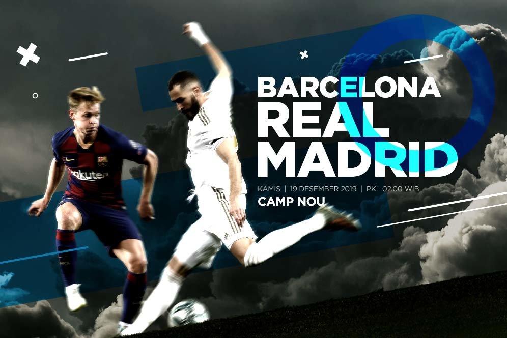 Line Up El Clasico: Barcelona Mainkan Tim Terbaik, Real Madrid Andalkan Benzema