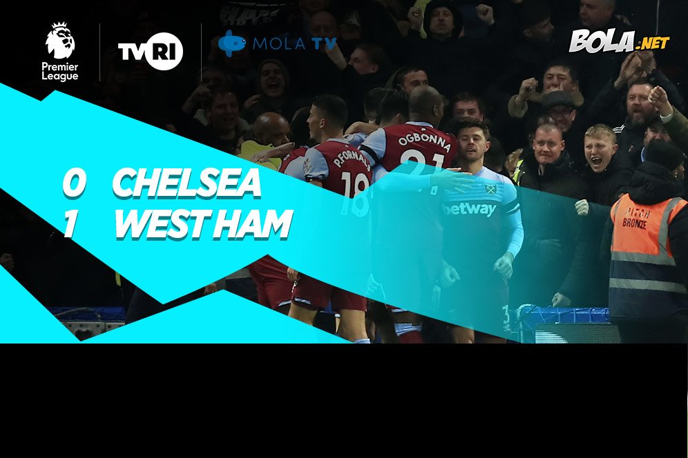 Hasil Pertandingan Chelsea vs West Ham: Skor 0-1