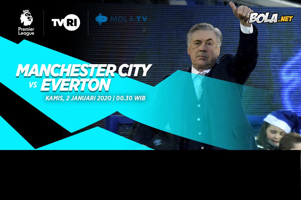 Live Streaming Manchester City vs Everton di Mola TV