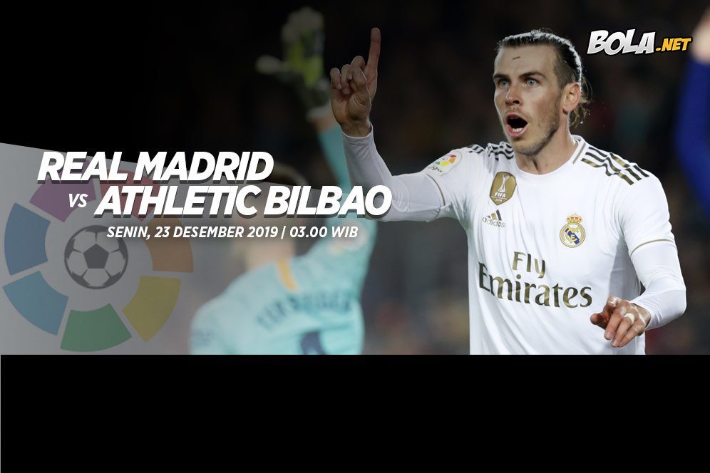 Prediksi Real Madrid vs Athletic Bilbao 23 Desember 2019