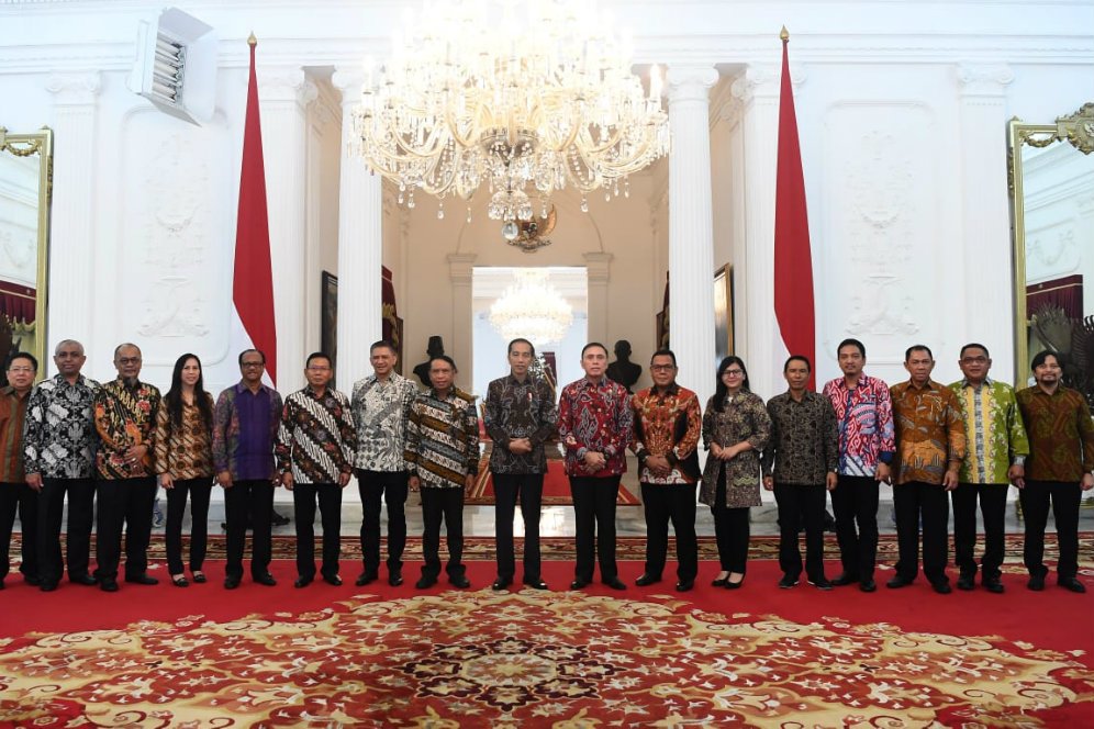 Isi Pertemuan antara Presiden Jokowi dan Pengurus Baru PSSI