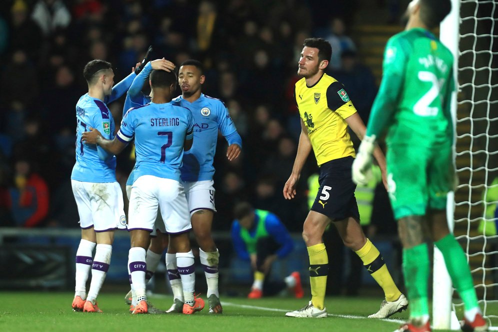 Hasil Pertandingan Oxford United vs Manchester City: Skor 1-3