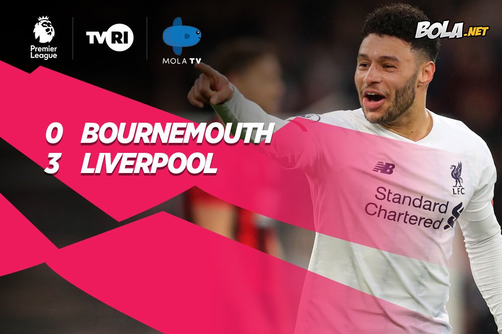 Hasil Pertandingan Bournemouth vs Liverpool: 0-3 Hasil Pertandingan Bournemouth vs Liverpool: 0-3
