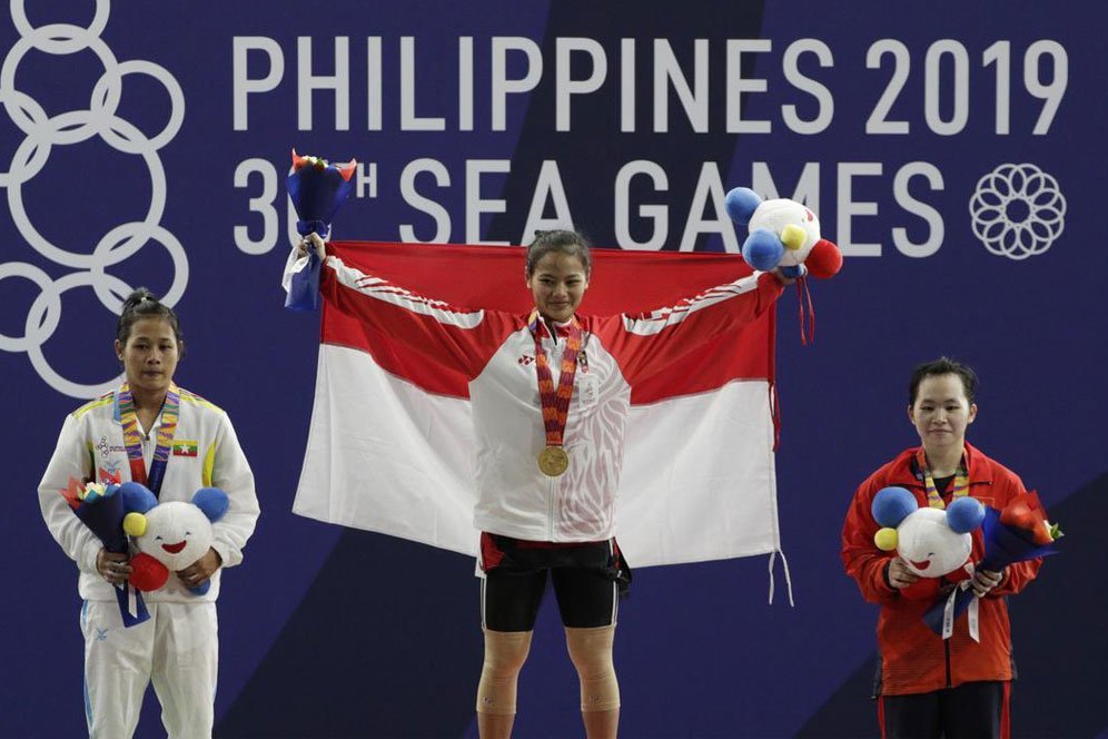 5 Fakta Unik Windy Aisah, Peraih Emas Angkat Besi SEA Games 2019