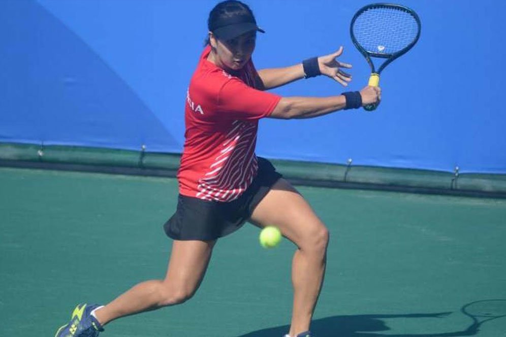 Aldila Sutjiadi Sempat Tertekan Sebelum Sabet Emas Tenis SEA Games 2019