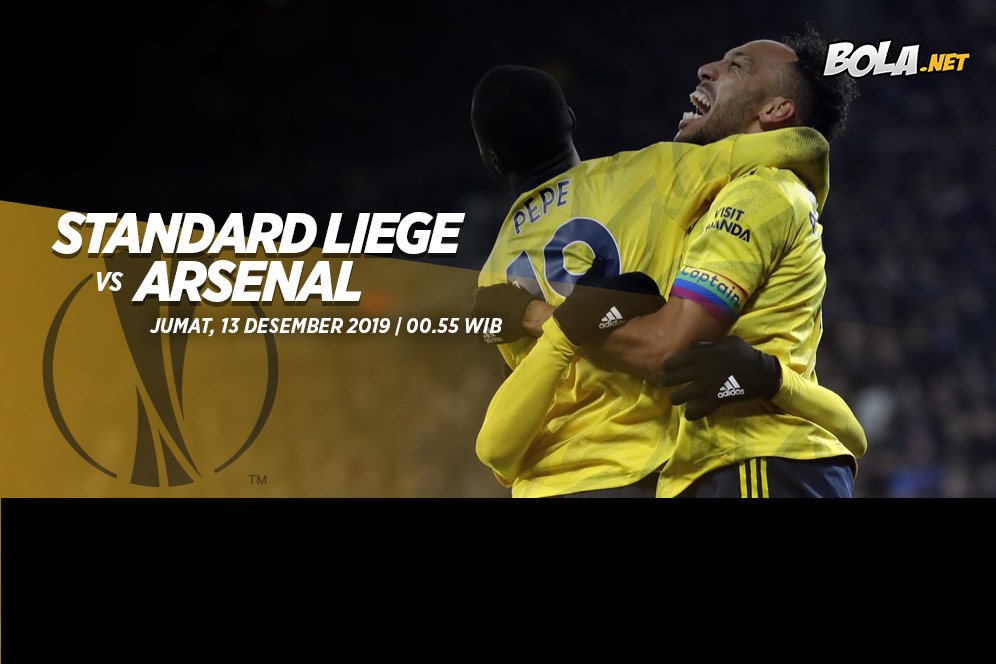 Live Streaming Standard Liege vs Arsenal di Vidio