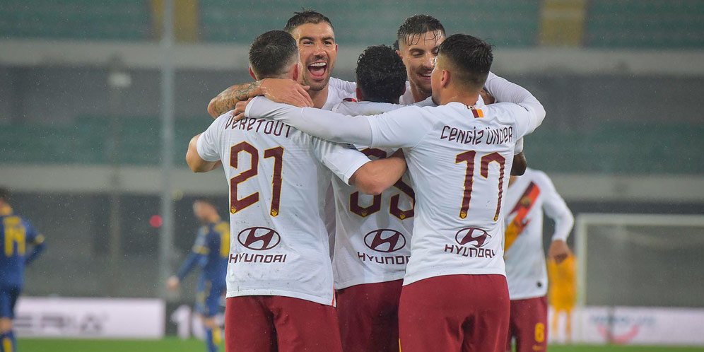 Hasil Pertandingan Hellas Verona vs AS Roma: Skor 1-3