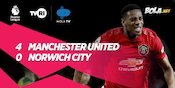Hasil Pertandingan Manchester United vs Norwich City: 4-0
