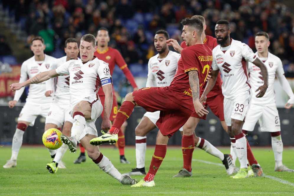 Hasil Pertandingan AS Roma vs Torino: Skor 0-2