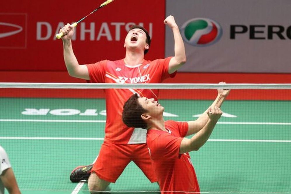 Lee Yong-dae/Kim Gi-jung Bangga Juarai Malaysia Masters 2020