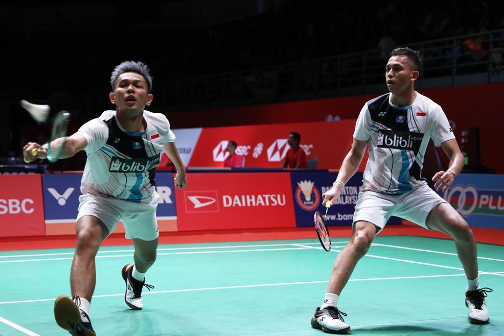 Fajar/Rian dan Ahsan/Hendra Kompak ke Babak Kedua Indonesia Masters 2020