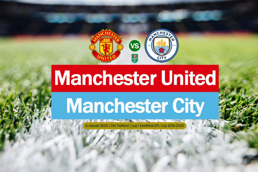 Live Streaming Carabao Cup: Manchester United vs Manchester City di Mola TV