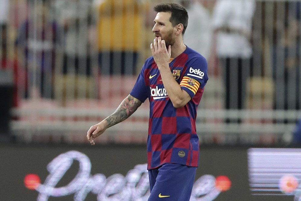 Video: Momen Saat Messi Tolak Ikut Gabung Ritual Pra Pertandingan Barcelona