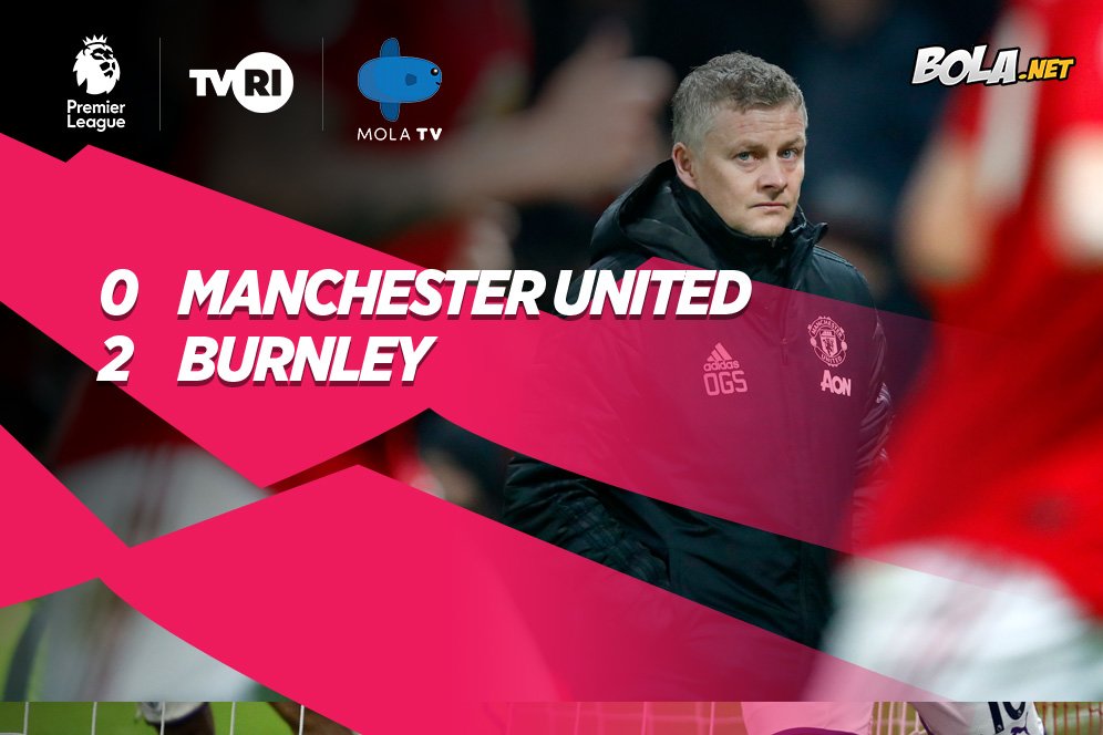 Hasil Pertandingan Manchester United vs Burnley: Skor 0-2