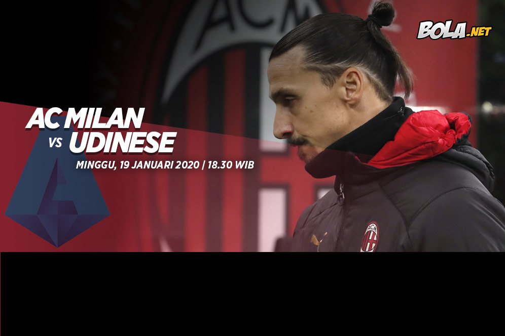 Data dan Fakta Serie A: AC Milan vs Udinese