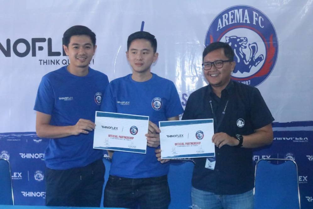 Arema FC Jalin Kerja Sama dengan Rhino Indonesia