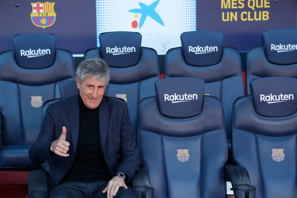 Kurang Meyakinkan di Awal, Quique Setien Diyakini Sanggup Bawa Barcelona Juara