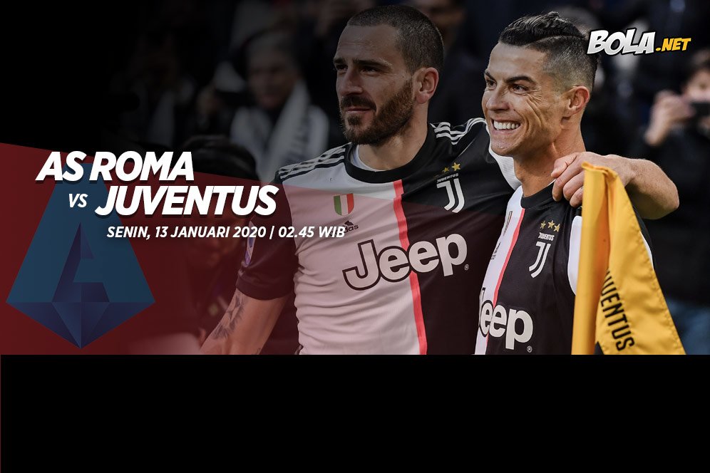 Data dan Fakta Serie A: AS Roma vs Juventus