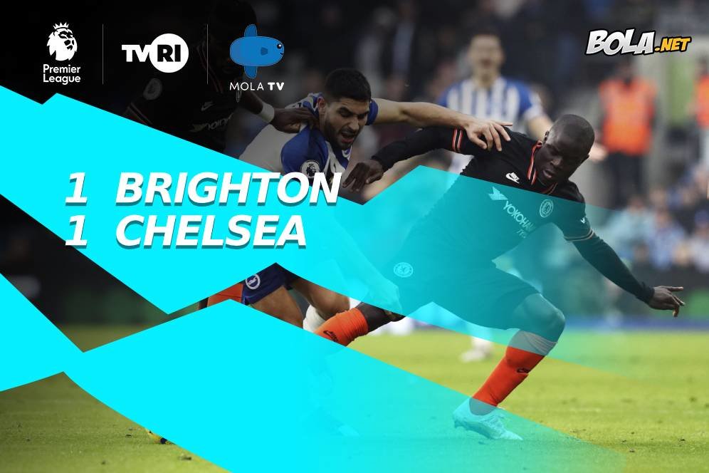 Hasil Pertandingan Brighton vs Chelsea: Skor 1-1