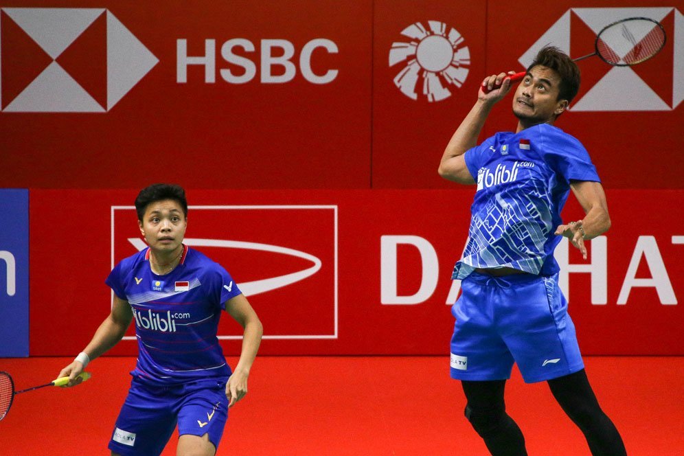 Tontowi Minta Apriyani Pelajari Laga Liliyana Natsir Agar Makin Kompak