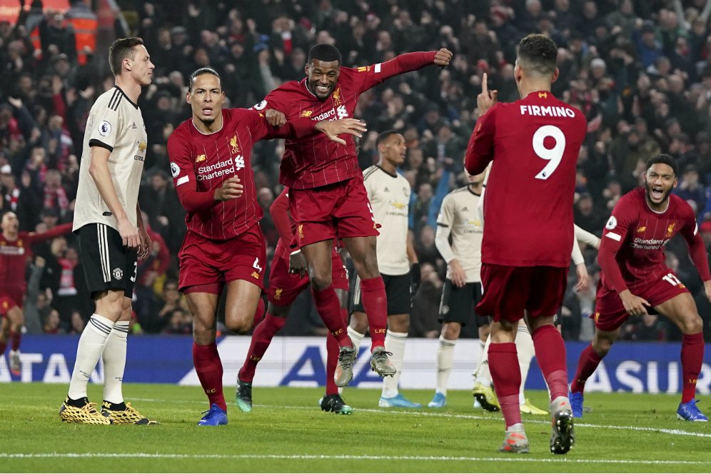 Babak Pertama, Gol Van Dijk Bawa Liverpool Unggul Atas Manchester United