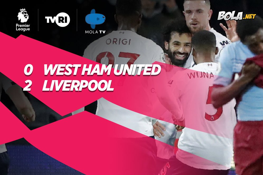 Hasil Pertandingan West Ham vs Liverpool: Skor 0-2 Hasil Pertandingan West Ham vs Liverpool: Skor 0-2