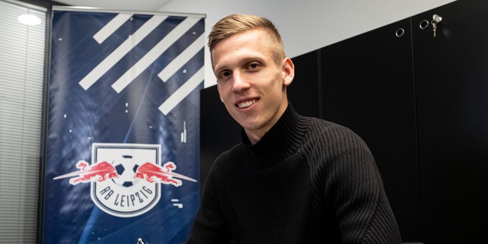 Pemain RB Leipzig, Dani Olmo (c) RB Leipzig