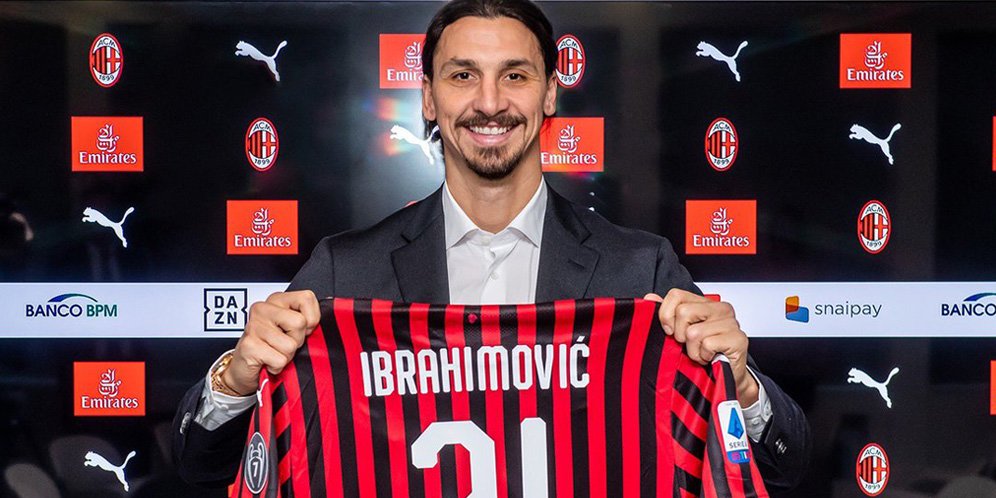 Pilih Nomor Punggung 21 di AC Milan, Ini Alasan Nyleneh Zlatan Ibrahimovic
