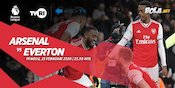 Live Streaming Arsenal vs Everton di Mola TV