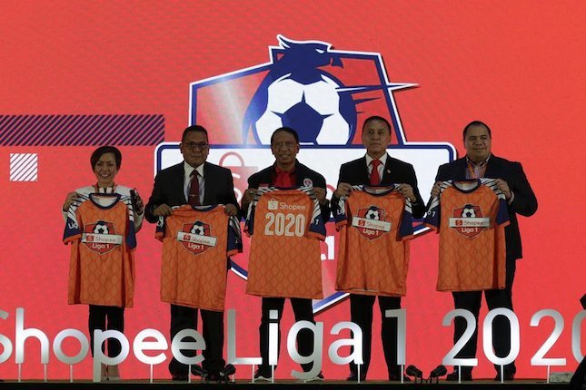 Suasana peluncuran Shopee Liga 1 2020 (c) Bola.com/M Iqbal Ichsan