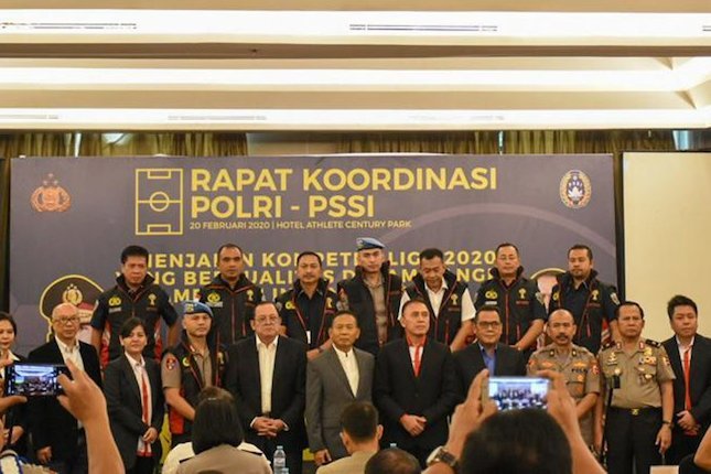 Suasana Rapat Koordinasi PSSI dan Kepolisian Republik Indonesia (c) Bola.net/Fitri Apriani